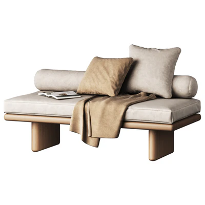 Window seat with cushions — Ver 2
