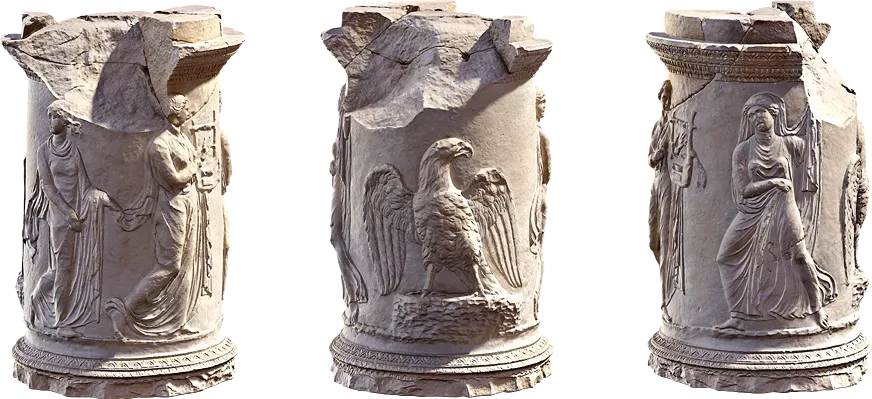 roman marble ornate plinth 002 — Descargar