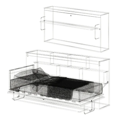 Guter Mobel - Transformer bed wardrobe with Standart table — Ver 2