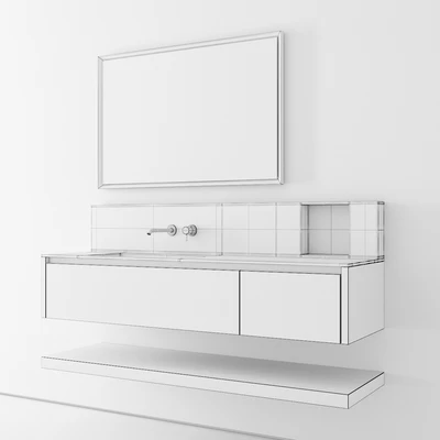 Cerasa NEROLAB SET 3 | Vanity unit with drawers — Вид 2