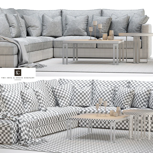 Henley modular sofa and side / coffee table — Descargar