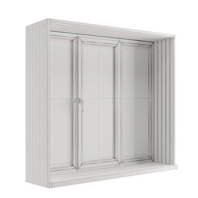 A set of plastic windows with wooden trim. — Вид 2