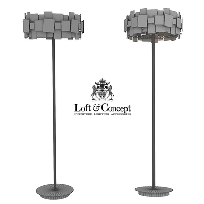 Floor lamp GOLD PLATE FLOOR LAMP — Ver 2