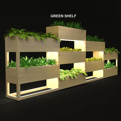 green shelf — View 1