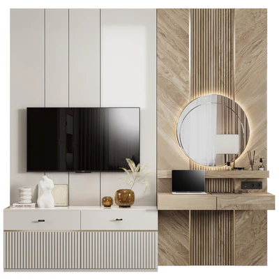 Room tv wall 05 — Вид 1