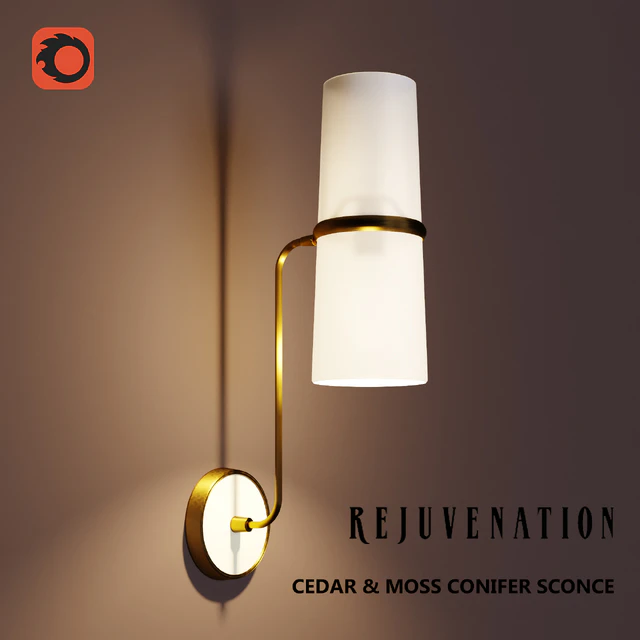 REJUVENATION-CEDAR & MOSS CONIFER SCONCE — Скачать