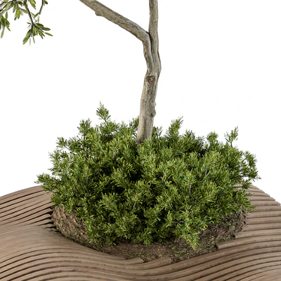 Urban Furniture / Parametric Bench with Plants- Set 21 — Вид 2