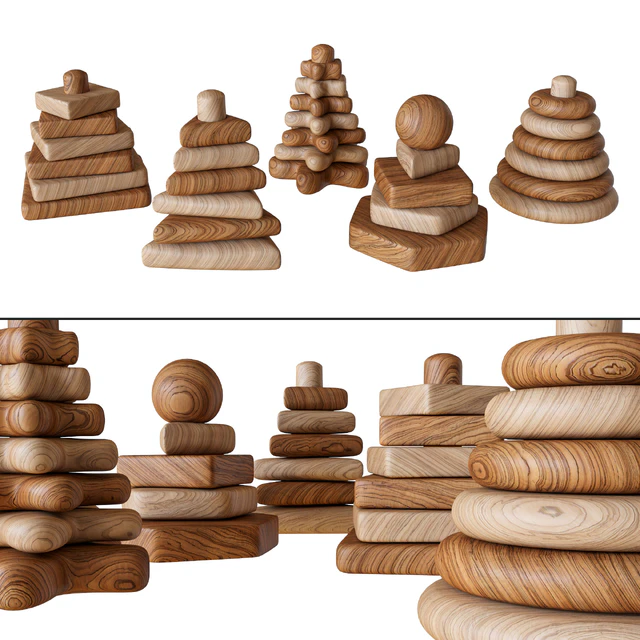 Childrens toy, pyramid — Descargar