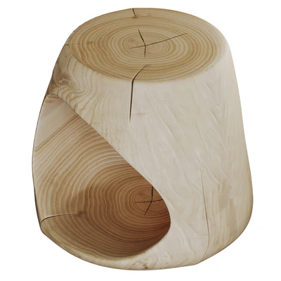 Cedar slab coffee table — Ver 3