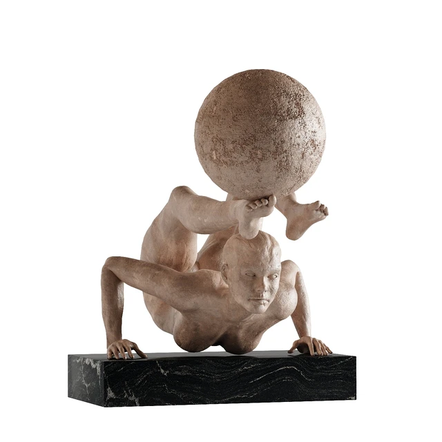 Human Sculptures 12(Girls With Balls) — Скачать