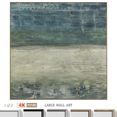 Accent Large Abstract Textural Wall Art C-953 — Вид 1