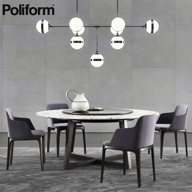 Poliform Concorde Table & Grace Chair 2 — Descargar