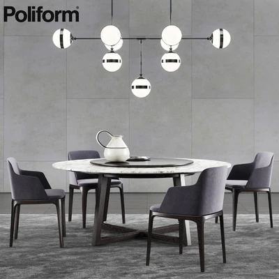 Poliform Concorde Table & Grace Chair 2 — Ver 1