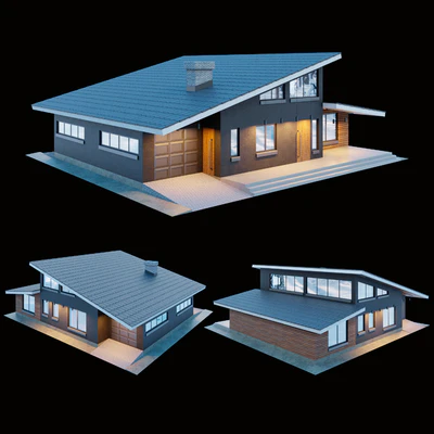 Современный коттедж — Вид 2