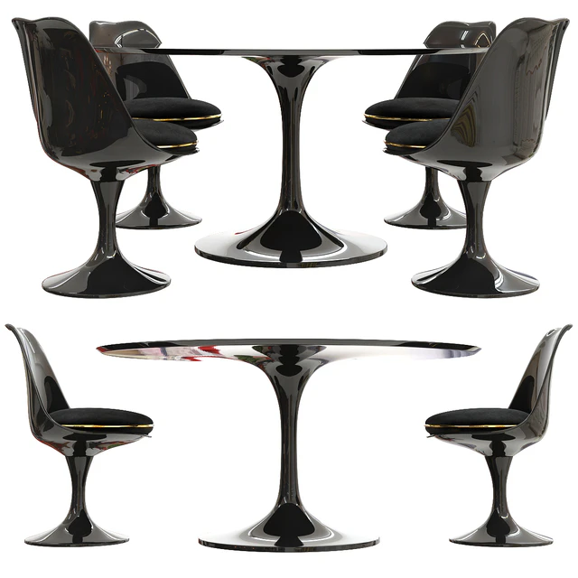 Saarinen tulip table chairs — Descargar