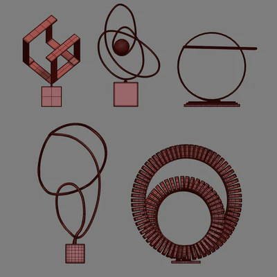 Arteriors Sculptures Set 3 — Вид 2