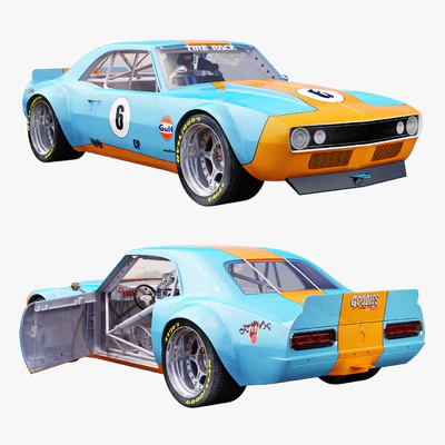 Chevrolet camaro gulf racing 1968 — Ver 1