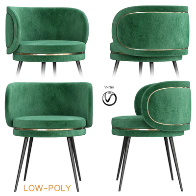 Best Upholstery chair (low poly) — Ver 1