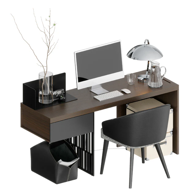 Table Molteni SCRIBA  Home Office, Armchair Minotti Lawson, IMAC — Descargar