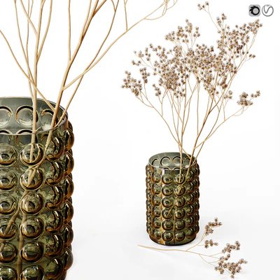 H&M vase with dry flowers — Ver 1