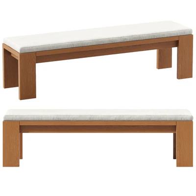 Marbella Teak Dining Bench — Вид 1