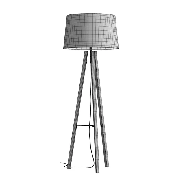 West Elm / Tripod Wood Floor Lamp — Descargar