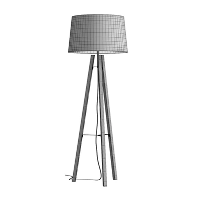 West Elm / Tripod Wood Floor Lamp — Ver 2