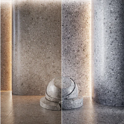 Terrazzo marble set (seamless) | 03 — Ver 2