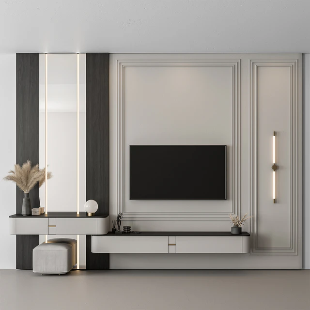 TV Wall Black and White - Set 125 — Descargar