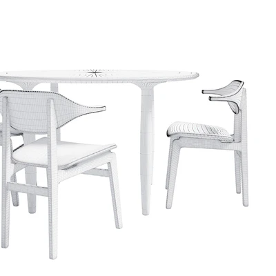 Buffalo Dining Chair Oku Round Dining Table NORR 11 — Ver 3