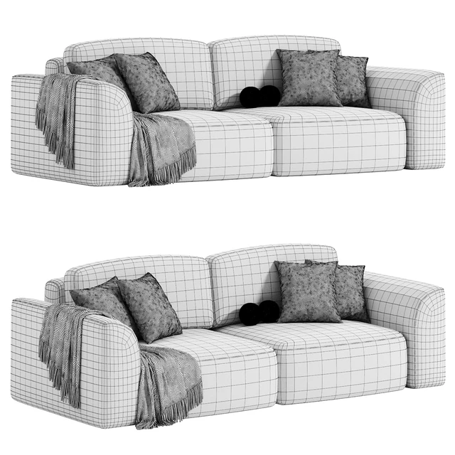 KING SE chenille Sofa — Скачать