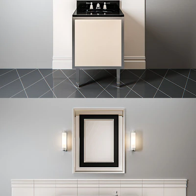 Devon &amp; Devon - Jazz collection (3 Vanity Unit) — Ver 2