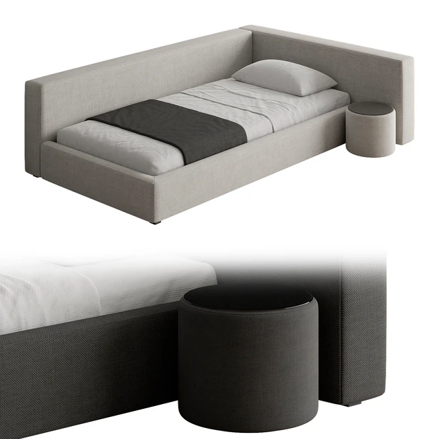 The bed in the children's room BOCA MINI BED 001 — Download