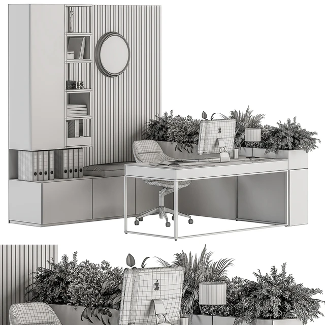 Manager Desk - Office Furniture 409 — Descargar