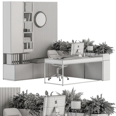 Manager Desk - Office Furniture 409 — Ver 2