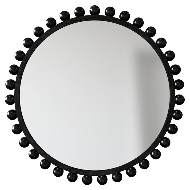 Uttermost Cyra Matte Wide Round Wall Mirror — Descargar