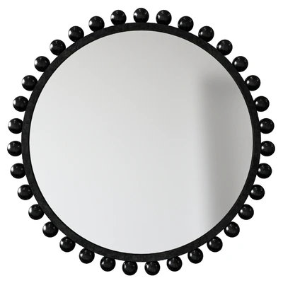 Uttermost Cyra Matte Wide Round Wall Mirror — Ver 1