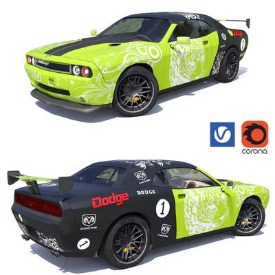 dodge challenger racing — descargar