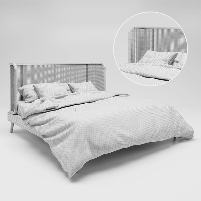 Rattan Bed MB03 — Скачать