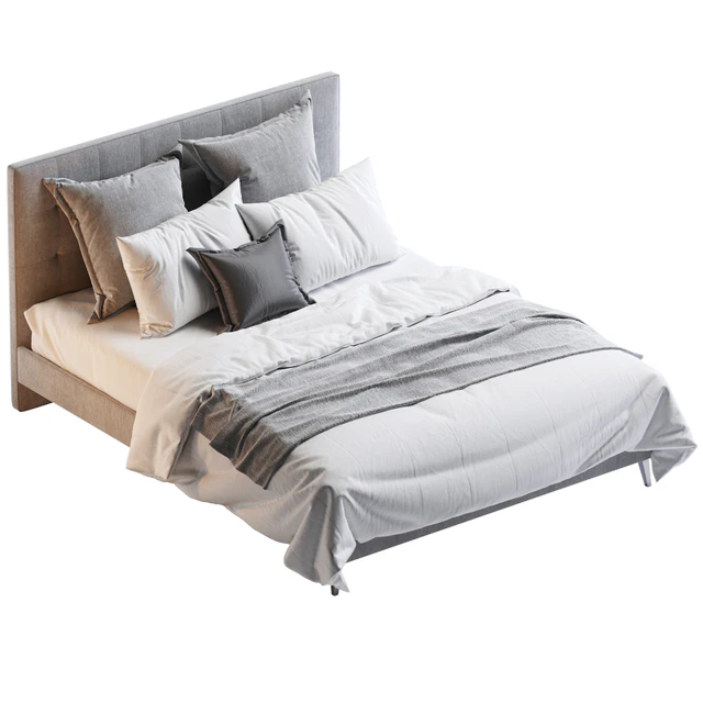 Aquilla Tufted Upholstered Low Profile Platform Bed — Descargar