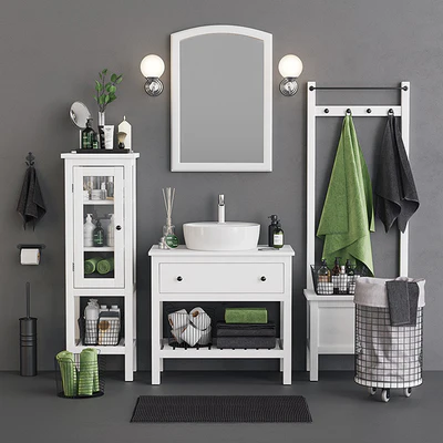 Open Hemnes Bath Set — Ver 1