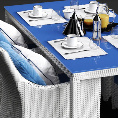 Dolcefarniente SCAURI Armchair and PALINURO Table — Ver 2