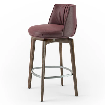 Poltrona Frau Archibald wood Stool — Вид 3
