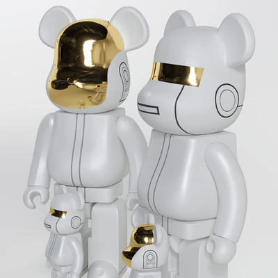 Bearbrick / Daft Punk White Suit — Ver 2