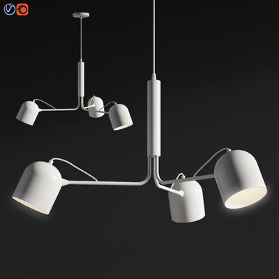 Liang Pendant lamp metal white — Ver 1
