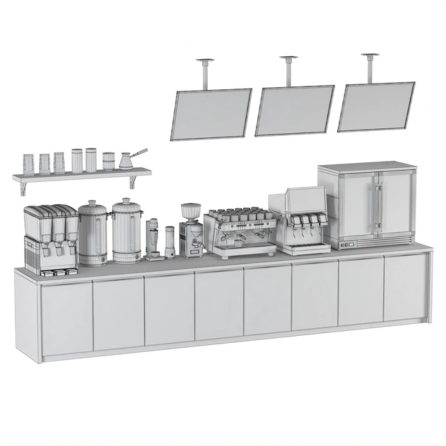 Cafe Equipment Set 4 — Descargar