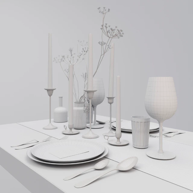 decorative set tableware — Descargar