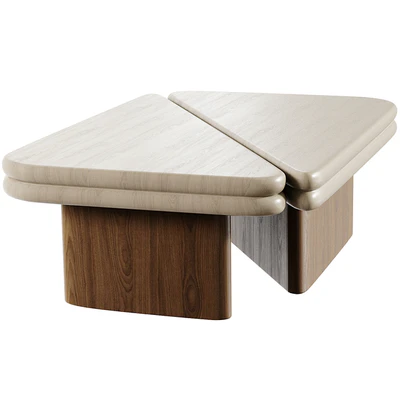 Natural Cave Stone Design Feel Coffee Table — Ver 2
