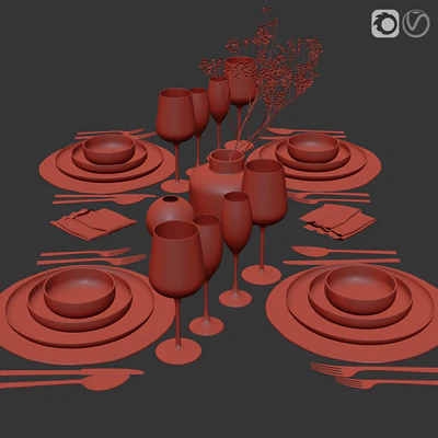 Сервировка стола / Table setting 28 — Вид 2