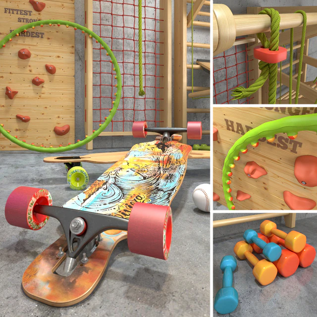 A set of sports equipment — Descargar